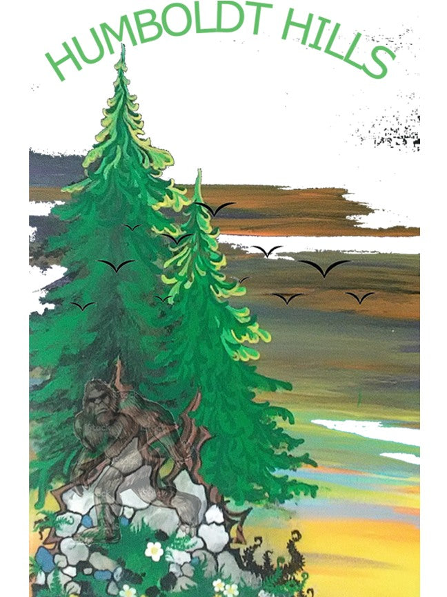Redwood tree bigfoot hoodie