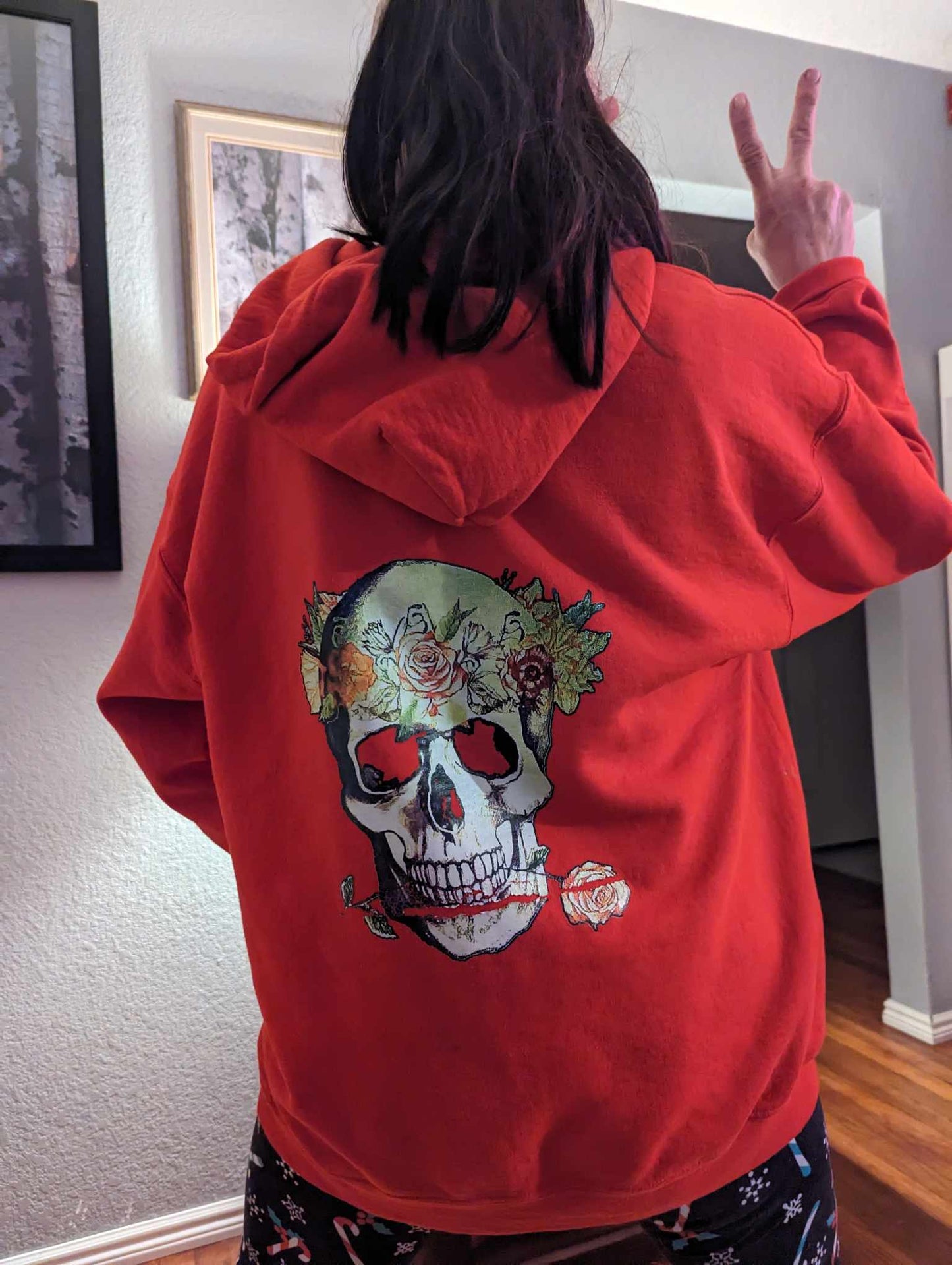 Skull/Rose  hoodies
